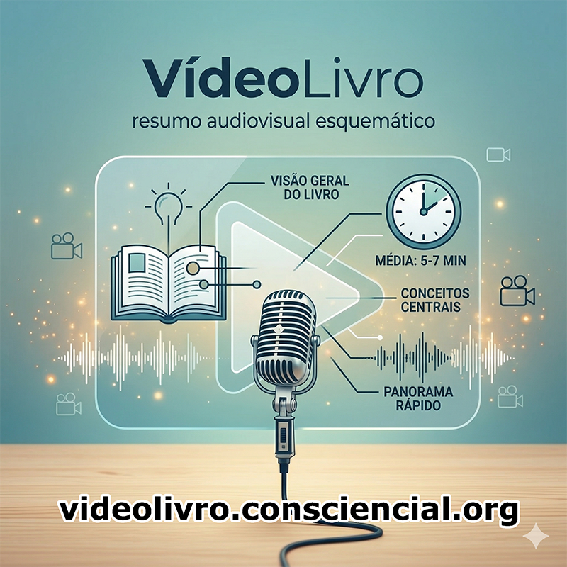 Apresentações visuais narradas, com duração média entre 5 e 7 minutos, oferecendo uma visão geral dos conceitos centrais de cada obra. Indicado para quem deseja um panorama rápido antes ou durante a leitura.